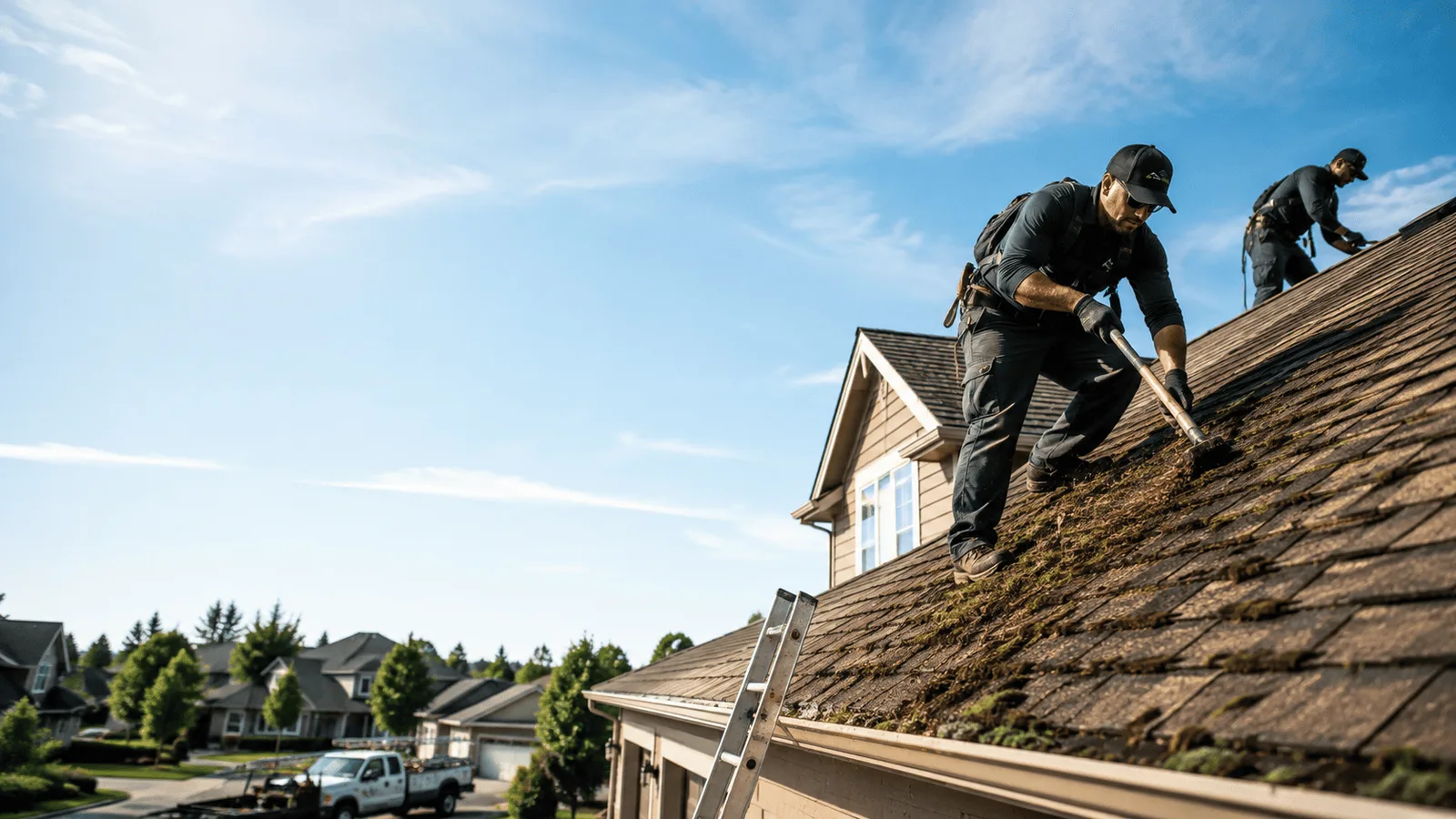 Roof Moss Removal in Fairview, MO near me